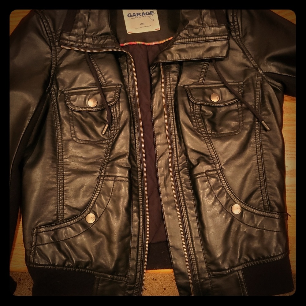 Leather Look Jacket - image 1